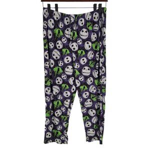 Disney Nightmare before christmas mens XXL soft purple Pajama pants PJ pockets